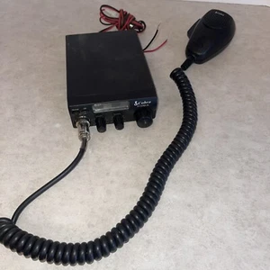 Cobra 19 Ultra III CB Radio with Car Auto Power Cable UNTESTED W/ Mic Microphone - Zdjęcie 1 z 11