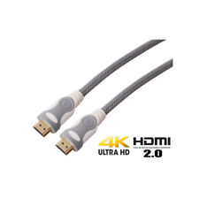 Super Cable Hdmi Versión 2.0 Ultra HD Blanco - 0,7m