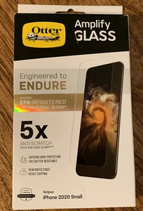 NEW Otterbox Amplify Glass Screen Protector Antimicrobial iPhone 2020 Small - Picture 1 of 2