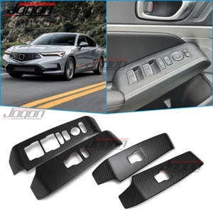 Window Lift Panel Switch Trim For Acura Integra A-Spec DE5 2023 24+ Matte Carbon - Picture 1 of 9