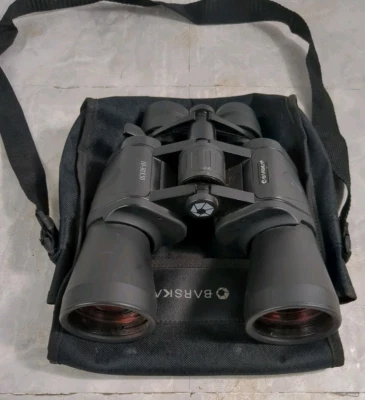 Barska 10-30x50 Zoom Gladiator Binoculars 65M/1000M with Canvas Case Red Lense - Image 1 of 4