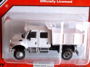RTR HO Boley International Dump Truck 1/87 WHITE CREW CAB BUILT= LAYOUT/DISPLAY - Picture 1 of 5