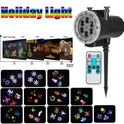 Halloween Projector Light Christmas Outdoor LED Laser Light Festival Party Decor - Image 1 of 4