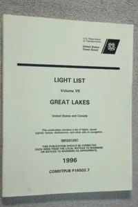 Light List Vol. VII Great Lakes United States & Canada by U. S. Coast Guard 1996 - Bild 1 von 8
