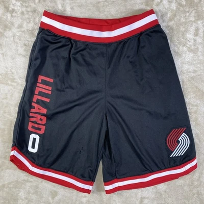Pantalones cortos de baloncesto NBA Portland Trail Blazers Lillard 0 para hombre con cordón grande Foto 1 de 4