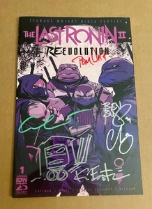 TMNT Last Ronin II #1 Greene 1:50 Variant SIGNED Eastman SKETCH +4 Re-Evolution - Picture 1 of 1