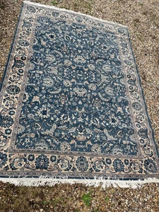 blue/grey persian style rug - Picture 1 of 1