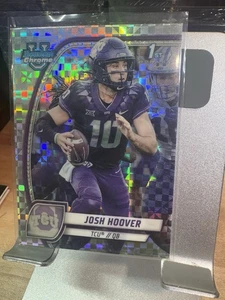 Josh Hoover 2024 Bowman Chrome U 1st Xfractor TCU - Bild 1 von 1
