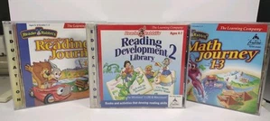 The Learning Company Reader Rabbit's Math & Reading Journey Lot of 3 (PC 1997) - Picture 1 of 12