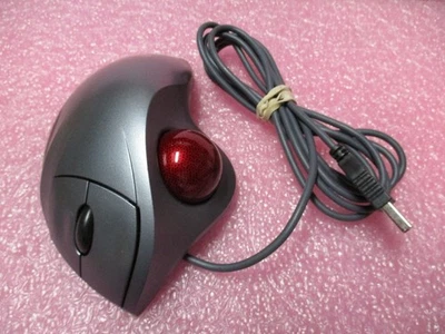 Logitech Trackman Wheel Trackball Optical Mouse T-BB18 P/N:810-000766 - Image 1 of 4