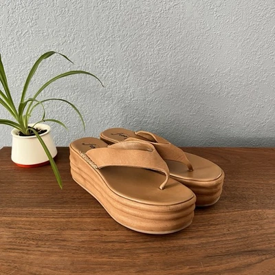 Женские сандалии на платформе Free People 6.5 Taupe Haven стринги 37 - Изображение 1 из 4