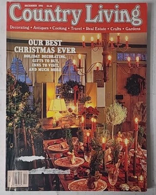 COUNTRY LIVING Magazine December 1992 Christmas / Holiday Issue - Image 1 of 2