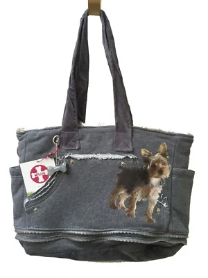 Yorkshire Terrier Jersey Sweatshirt Hoodie Tote Bag – Great Gifts for Pet Lovers - Image 1 of 4