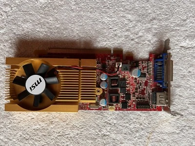 MSI NVIDIA GeForce 9400 GT (N94GT-MD512) 512MB GDDR2 SDRAM PCI Express x16 - Image 1 of 4