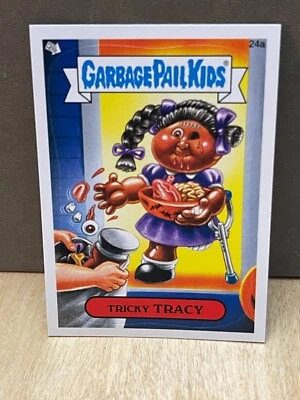 2012 Topps Garbage Pail Kids Brand New Series Card #24a Tricky Tracy Sticker - Image 1 of 2