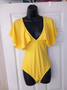Playful Promises Yellow Swim Costume Size 12 - Picture 1 of 5