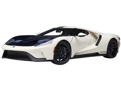 Ford GT Heritage Edition Prototipo Wimbledon Blanco 1/18 Modelo Coche Autoart 72926 Foto 1 de 4