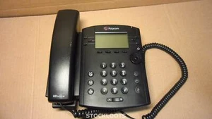 Polycom VVX 310 Gigabit IP Display Office Phones 2201-46161-001 INCL HANDSET - Photo 1/4