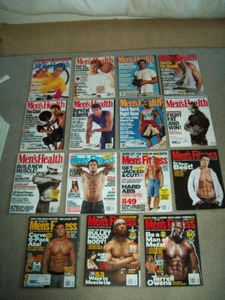 15 MEN'S FITNESS & MEN'S HEALTH 1991-95 crossfit BODYBUILDING fitness DIET GYM - Picture 1 of 1