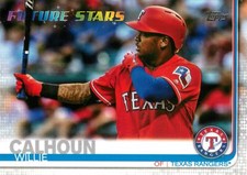 Willie Calhoun 2019 Topps Series 1 Baseball Card #113 Texas Rangers Future Stars
