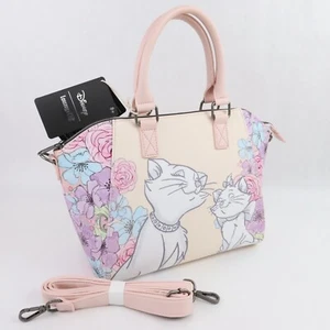 Loungefly Disney Aristocats Satchel Handbag Purse Bag Crossbody Marie & Duchess - Picture 1 of 17