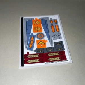 *Lego Superheroes Foglio Adesivo Originale Mai Usato Thanos Ultimate Battle Set 76107 - Foto 1 di 2
