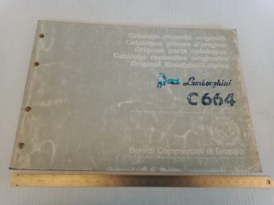 catalogo parti di ricambio originale trattore Lamborghini 1987 C664 C 664 - Immagine 1 di 4