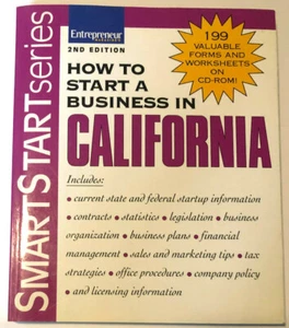 How to Start a Business in California by Entrepreneur Press (2007) w/ CD-ROM - Picture 1 of 3