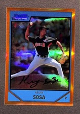 2007 Bowman Chrome Future's Prospects Orange #BDPP76 Henry Sosa /25