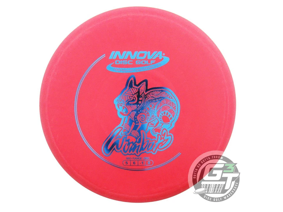 NEW Innova DX Wombat3 174g Red Blue Foil Midrange Golf Disc - Image 1 of 1