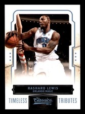2009-10 Panini Classics Rashard Lewis Timeless Tributes Platinum /25 Magic
