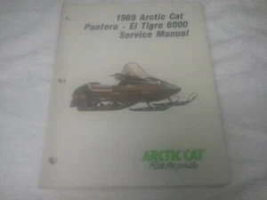 1989 Arctic Cat Service Manual # 2254-497 Pantera, El Tigra 6000 - Picture 1 of 2