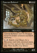 Magic the Gathering MTG Cateran Enforcer (121) Mercadian Masques   LP