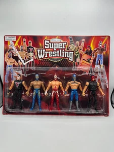 Super Wrestling Bootleg Wrestling Figures WWE AEW WCW ECA TNA WWF Mattel Jazware - Picture 1 of 7