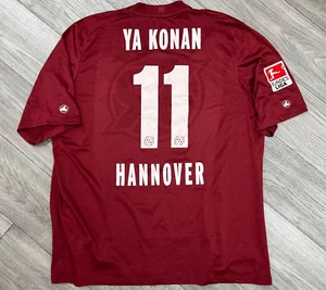 Camiseta deportiva de fútbol para el hogar Hannover 96 2011/12 Ya Konan #11 talla Reino Unido 3XL - Imagen 1 de 13