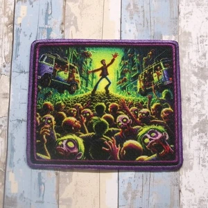 Zombie Apocalypse Iron-on Applique Halloween, Invasion, Monster, Mutate Infected - Picture 1 of 10