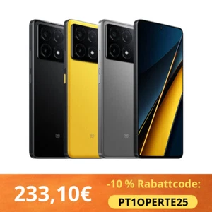 Xiaomi POCO X6 Pro 5G Smartphone 12GB+512GB NFC 120Hz64MP67W Dimensity 8300Ultra - Zdjęcie 1 z 11