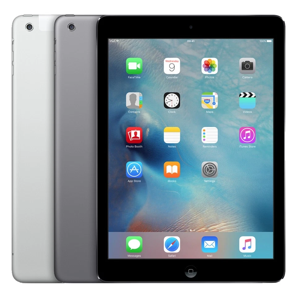 Apple iPad Air 1 9.7" 16GB 32GB 64GB 128GB Gray Silver WiFi/Cellular - Very Good - Image 1 of 1