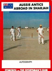 1990 1991 Australia Test Cricket Stimorol Card - Dean Jones - Picture 1 of 3