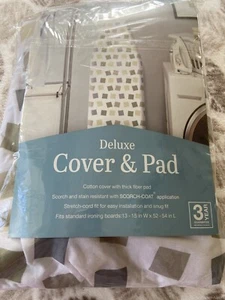 New Whitmor Deluxe Cover Ironing Board Padded Cover 13-15 in W X 52-54 in L - Picture 1 of 7