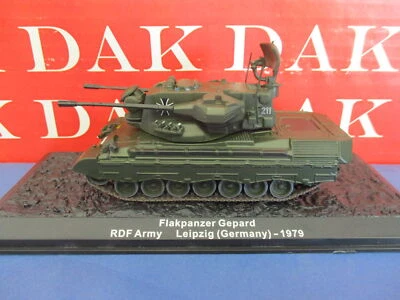 Die cast 1/72 Modellino Carro Armato Tank Flakpanzer Gepard RDF Army 1979 - Immagine 1 di 4