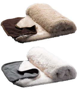 Soft Fleece & Faux Fur Pet Blanket Cosy Puppy Dog Cat Comforter Gor Pets Nordic - Picture 1 of 19