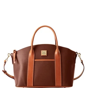 Dooney & Bourke Saffiano Madeline Satchel - Picture 1 of 32