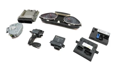 AUDI Q7 2007 (4L) 3,6 L VR6 MOTOR ECM BCM KESSY MÓDULO INMOVILIZADOR JUEGO DE LLAVES Foto 1 de 4