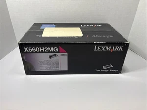 Lexmark X560H2MG Magenta High Yield Toner Cartridge OEM 10K Factory Sealed - Picture 1 of 2