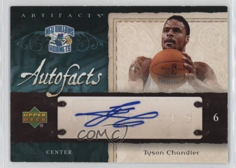 2007-08 Upper Deck Artifacts Autofacts Auto Tyson Chandler #AF-TC Auto - Image 1 of 2