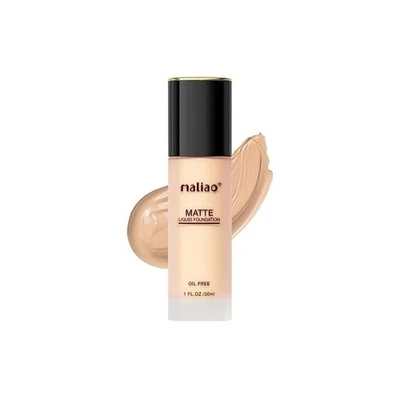 Maliao Matte Liquid Foundation Oil-Free | Long-Lasting & Flawless Coverage | Lig - Image 1 of 3