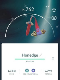 Pok&eacute;mon Go Trade Shiny Honedge