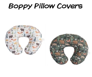 Boppy Pillow Cover Woodland Theme Zipper Washable Baby Shower Gift Authentic - Picture 1 of 10
