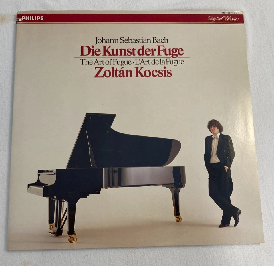 BACH "The Art of the Fugue" ZOLTAN KOCSIS 2 LP Excellent Condition FREE SHIPPING Foto 1 de 4